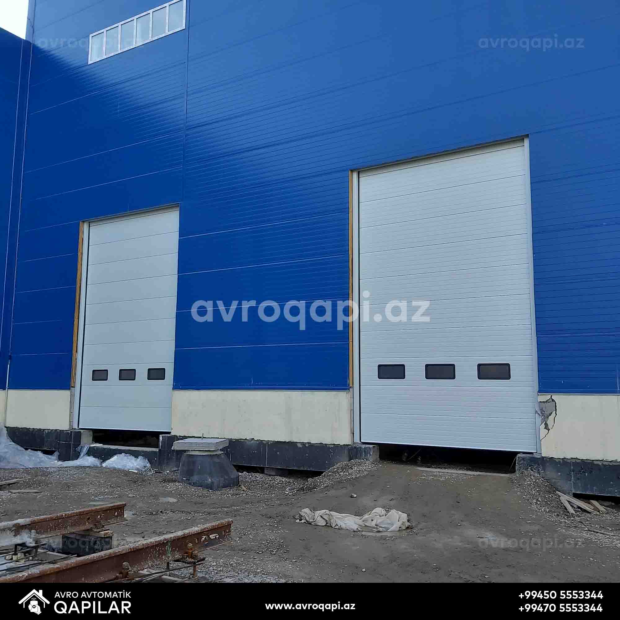 Sürət Qataelarının Təmir Stansiyasına Quraşdırdığımız Sənaye Tipli Qapılar (Biləcəri)