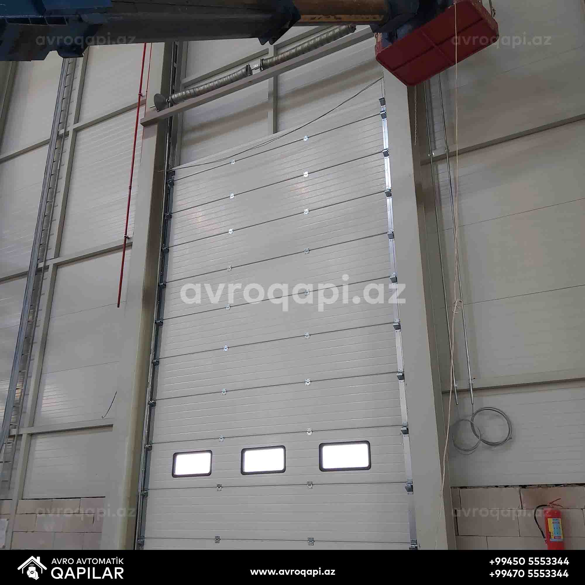 Sürət Qataelarının Təmir Stansiyasına Quraşdırdığımız Sənaye Tipli Qapılar (Biləcəri)